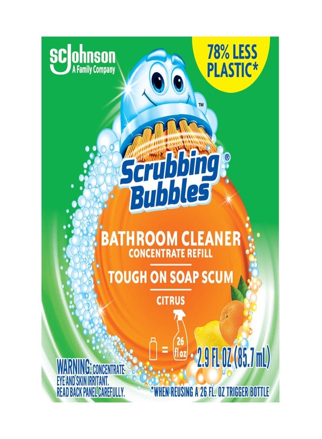 Scrubbing Bubbles Multi Surface Bathroom Cleaner Concentrate, Two 2.9 oz Concentrated Refill Bottles - Image 3